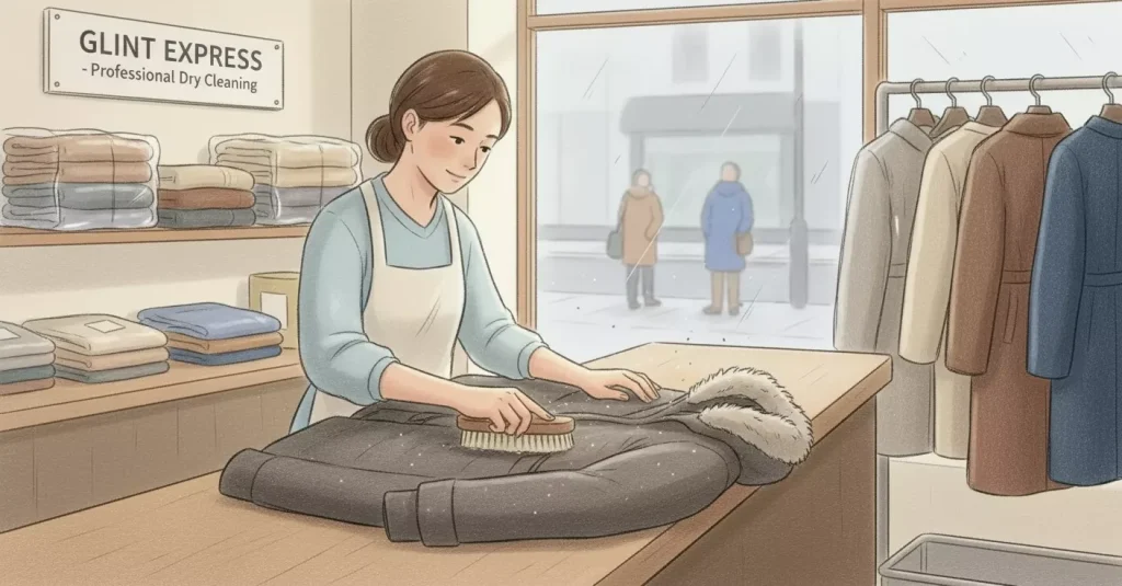 Winter Coat Cleaning in North Finchley | Glint Express Laundry & Dry Cleaning